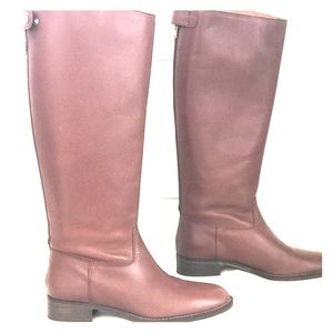 J Crew Brown Leather Field Boots